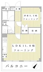 ア・ボートルサンテ東館 1LDKの間取図画像