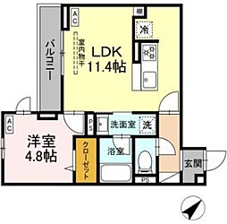 ジェルベーラ東柏ケ谷 3階/303