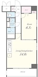 N'sパークレジデンス高田馬場 1LDKの間取図画像