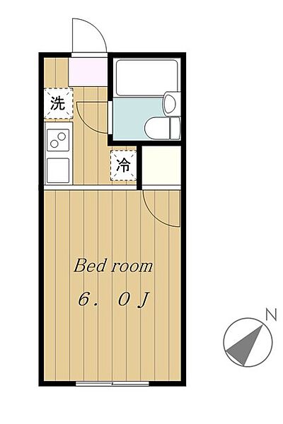 シャルム若松 ｜神奈川県相模原市南区若松５丁目(賃貸アパート1R・2階・17.39㎡)の写真 その2