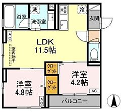 物件の間取り