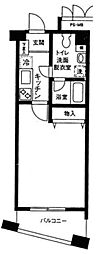 グランドゥール日吉 1Kの間取図画像