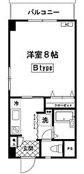 ハイツあずみ 1Kの間取図画像