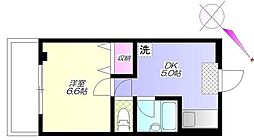 コーポタムラ 1DKの間取図画像