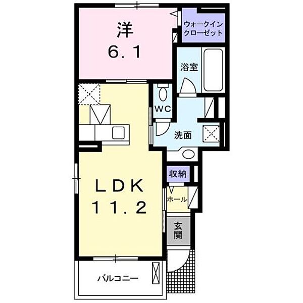 埼玉県川口市元郷５丁目(賃貸アパート1LDK・1階・44.18㎡)の写真 その2