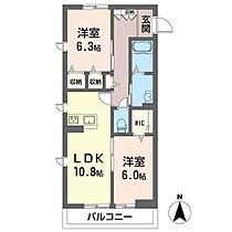 コンフォール 00101 ｜ 埼玉県川口市南鳩ヶ谷５丁目17-21（賃貸マンション2LDK・1階・61.60㎡） その2