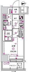 CREST TAPP川崎港町 1Kの間取図画像