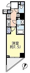 グランヴァン練馬桜台 1Kの間取図画像