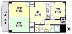 間取図画像 3DK