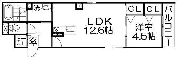ShamaisonHoshida_間取り_0