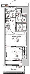 RaffistarKawasaki-6 2Kの間取図画像
