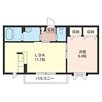 シャルマン・ミキII 00202 ｜ 埼玉県行田市緑町6-4（賃貸アパート1LDK・2階・40.77㎡） その2