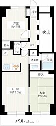 ロイヤルステージ本千葉 2LDKの間取図画像