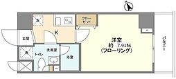 メインテラスウエノ 1Kの間取図画像
