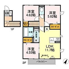 物件の間取り