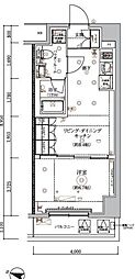 ARCOBALENO HASUNEII 1LDKの間取図画像