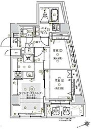 REALIZE町屋 2LDKの間取図画像