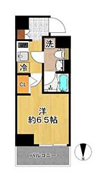 SHOKENレジデンス新丸子 1Kの間取図画像