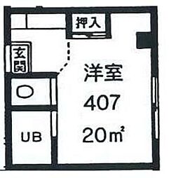 間取図画像 ワンルーム