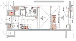 ハーモニーレジデンス東京南砂パークサイド 1DKの間取図画像