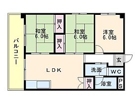 一倉ビル 501 ｜ 福岡県福岡市博多区博多駅南２丁目1-26（賃貸マンション3LDK・5階・65.00㎡） その2