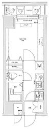 ジェノヴィア亀戸 1Kの間取図画像