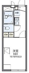 レオパレスソレイユ 1Kの間取図画像