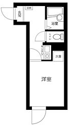 西武有楽町線 新桜台駅 徒歩3分の賃貸アパート 1階1Kの間取り