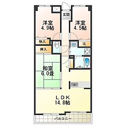 カステッロはなふさ長居 4階