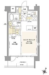 コムレジ赤羽 1LDKの間取図画像