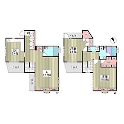 TruthHouseOimachi 2LDKの間取図画像