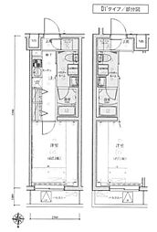 LIVCITY大泉学園 1Kの間取図画像