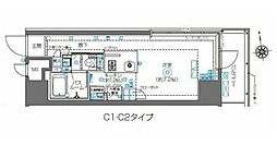 ZOOM東新宿 ワンルームの間取図画像