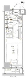 ＢＰＲレジデンス浅草 4階1Kの間取り