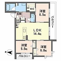 シャーメゾン　ソレイユ・ロイヤル 0202 ｜ 大阪府東大阪市六万寺町３丁目10-21（賃貸マンション3LDK・2階・74.30㎡） その2