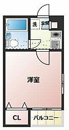 グランド・メゾン松戸 1Kの間取図画像