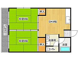 間取図画像 2DK