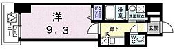 ウエストサイド中山道 1Kの間取図画像