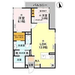 近鉄奈良線 河内永和駅 徒歩8分 2階/-
