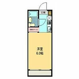 メゾンオモテ 1Kの間取図画像