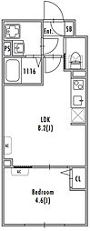 GRANPASEO中野IV 1LDKの間取図画像