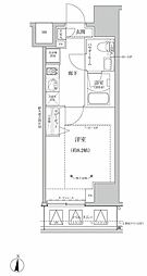 RELUXIA亀有 1Kの間取図画像