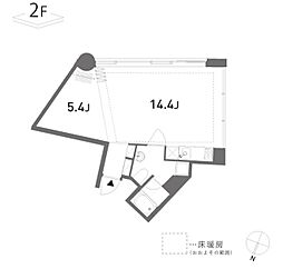 渋谷区東2丁目マンション 1LDKの間取図画像