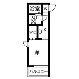 LudensNerima 1Kの間取図画像