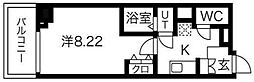 MAXIV西大島DUE 1Kの間取図画像