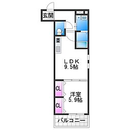 フジパレス今川公園東II番館 3階