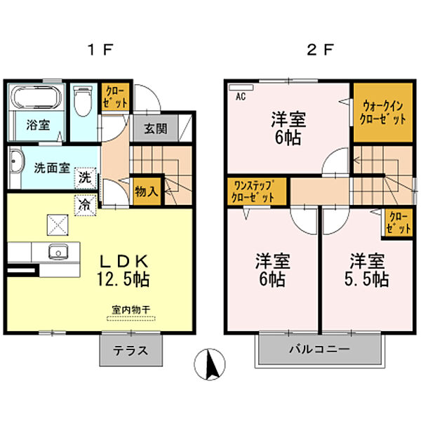 D-room N.中之島 ｜和歌山県和歌山市中之島(賃貸アパート3LDK・1階・78.93㎡)の写真 その2