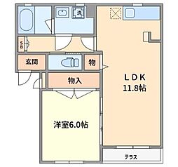 アルテスタ葛西 1LDKの間取図画像