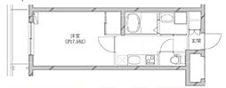 ReCRACIA富士見台 1Kの間取図画像