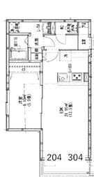 Lien 1SKの間取図画像